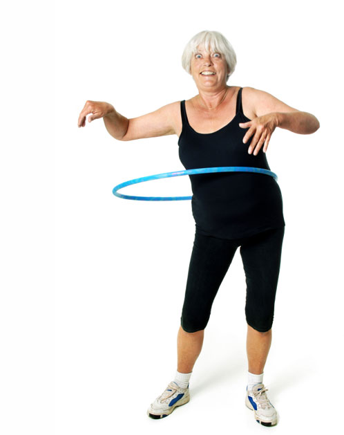 hula hoop woman